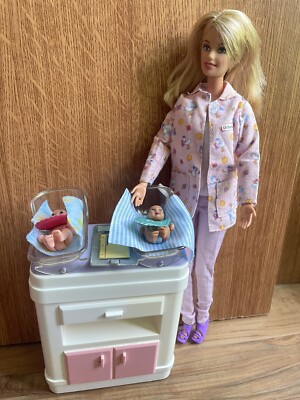 Barbie Hospital Baby Doctor Barbie Set Happy Family Barbie Baby