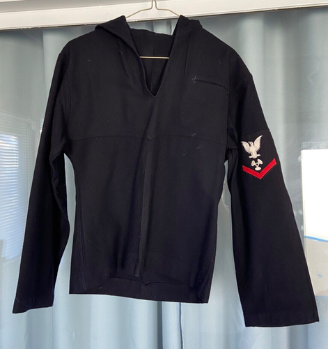 WWII US Navy Enlisted Working Blue Jumper Top | eBay