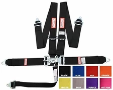 OFF ROAD RACING HARNESS 5 POINT FLOOR MOUNT 3" LATCH & LINK SFI 16.1 ANY COLOR