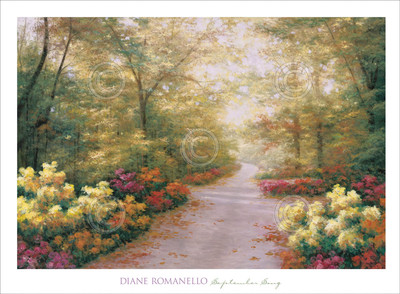 September Song by Diane Romanello Country Landscape Art Print Poster 28x38