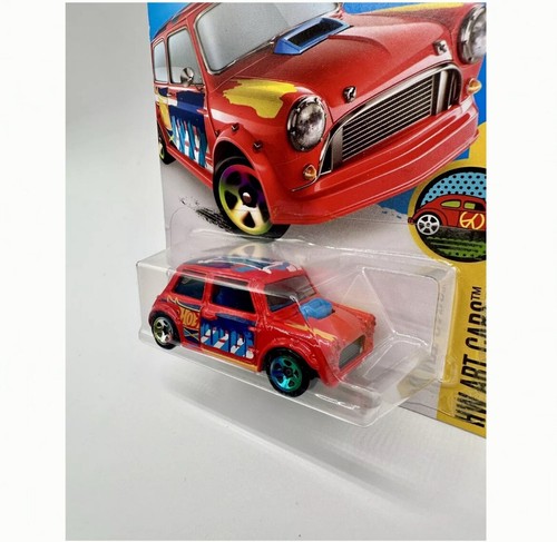 Hot Wheels MINI MORRIS Red - HW Art Cars 2016 - Diecast 1:64 NEW - Imagen 2 de 5