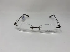 NATURALLY RIMLESS EYEWEAR NR 368 BROWN 52/17/135 EYEGLASSES FRAME 5747