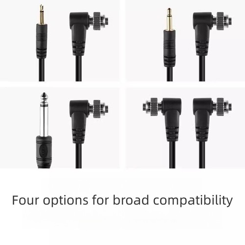 2.5mm To Male Flash PC Sync Cable Camera Flash Trigger Cord 40-100cm for DSLR - Picture 7 of 15