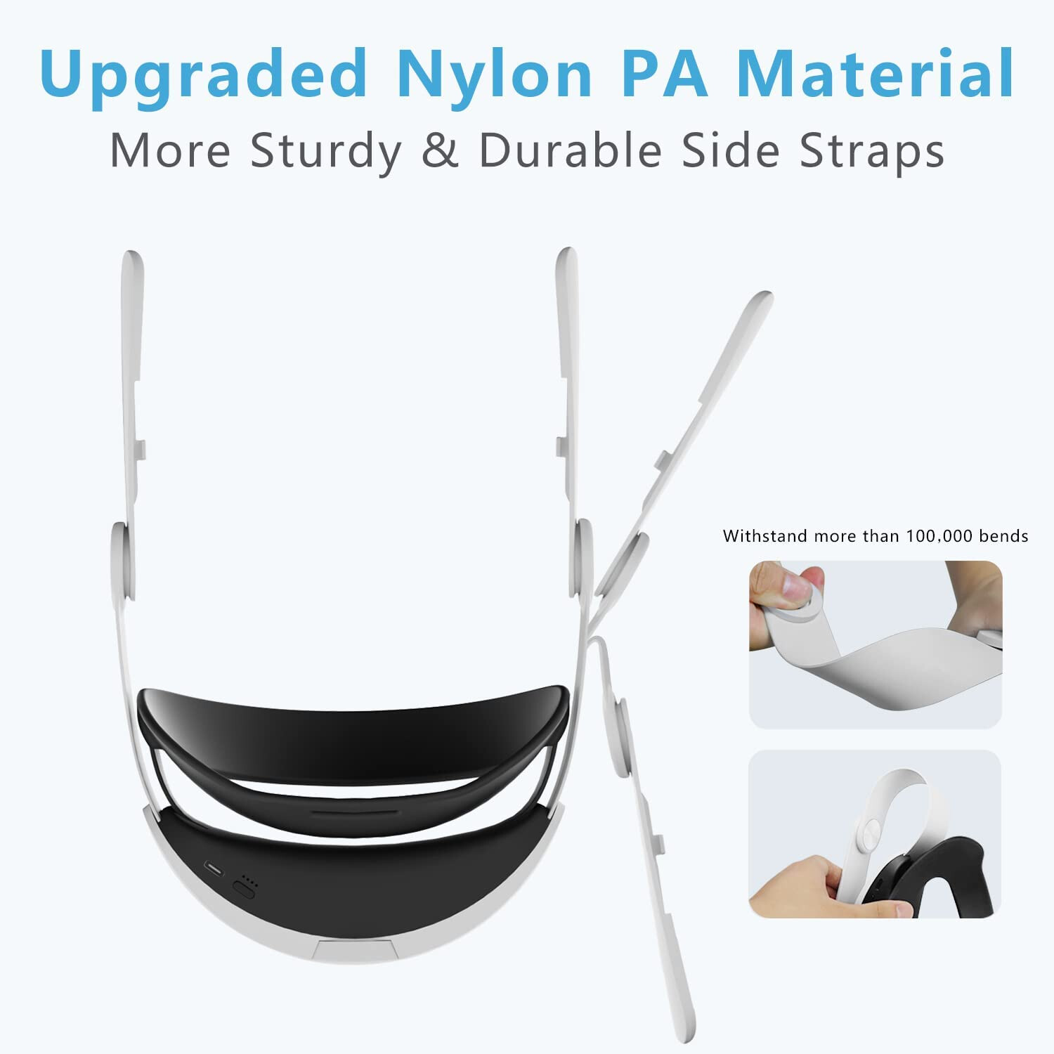 For Oculus Quest 2 VR Headset Headband with 10000mAh Battery Head Strap Band eBay