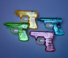 Wasserpistole 4er Set Spritzpistole mini Wasser Pistolen Bunte Farben