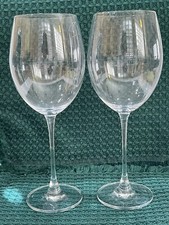 Lenox Crystal Bordeaux Goblets, Set of 2, Toasting Goblets New/ Without Box