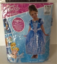 Disney Princess Toddler CINDERELLA COSTUME 3-4T NEW Dress w/ Cameo/Jewel Buckle