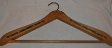 Vintage Advertising Wood Clothing Hanger The Emporium, Dyersville, IA