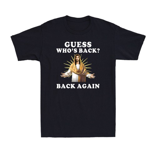 Guess Who's Back? Back Again Happy Easter Jesus Christian Vintage Men's T-Shirt