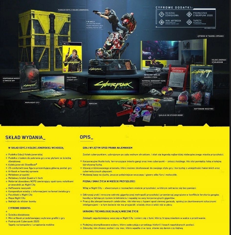 CYBERPUNK 2077 **COLLECTOR'S EDITION** for PlayStation 4 / PS4