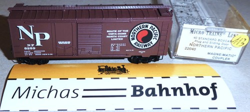 Northern Pacific NP 8289 40´ St Boxcar Micro Trains Line 22040 N 1:160 Ä113 å | Zustand: Gebraucht