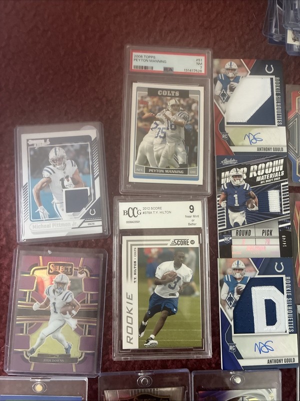 Football Card Lot Autos, Numbered,patches, And More