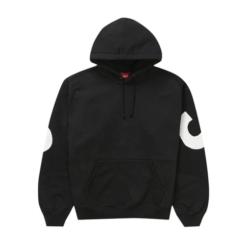 Sweat à capuche Supreme logo jacquard style homme : Ss24sw24