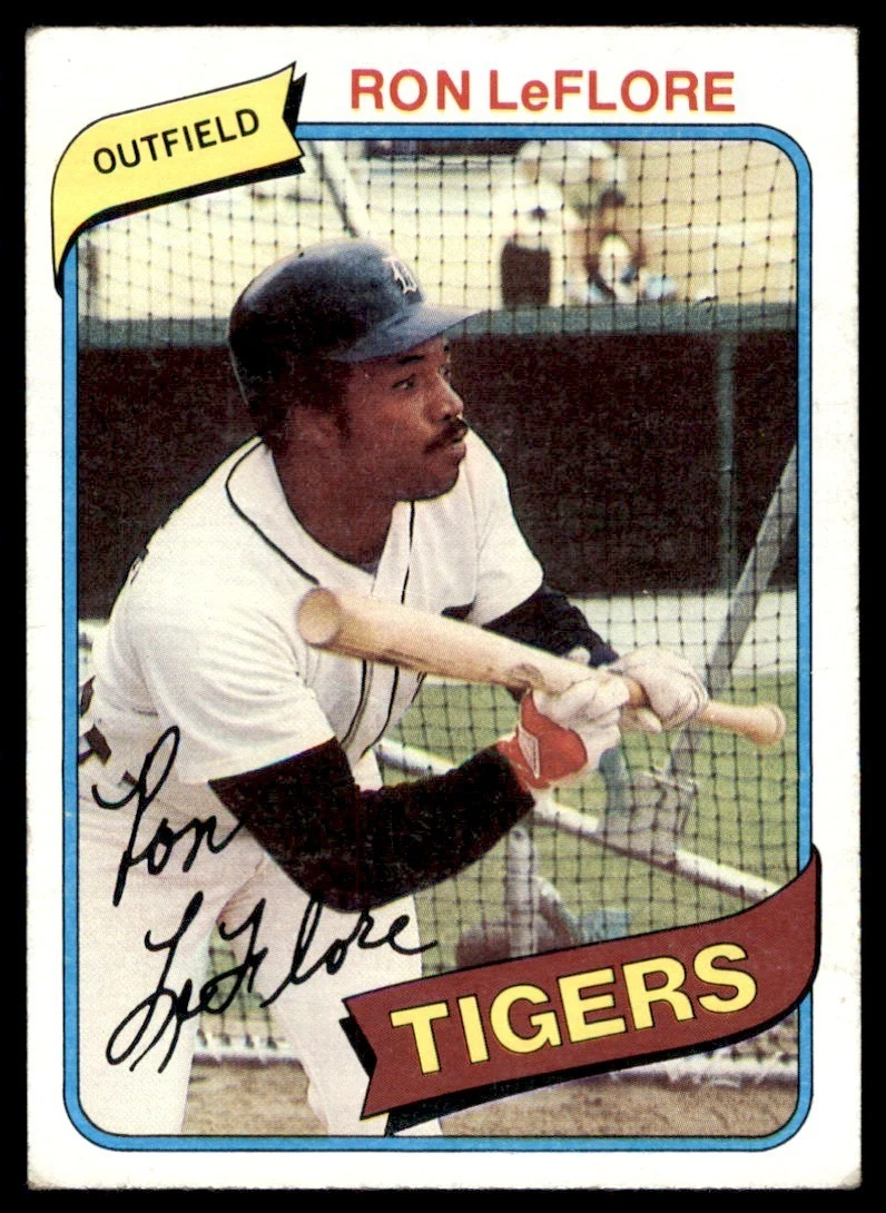 1980 Topps # 80 Ron LeFlore Tigers
