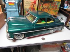 Pontiac Super Lincoln 1953 Tin Fat Car Friction Exc Not Working Old Repaint Japa