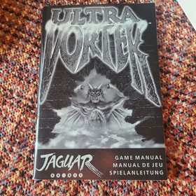 Ultra VORTEK Atari Jaguar 1995 Box, Manual And Insert Only Very Clean
