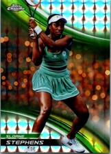 2025 SLOANE STEPHENS TOPPS CHROME TENNIS #102 GEOMETRIC REFRACTOR SP CARD