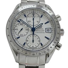 Omega AUTH OMEGA SPEEDMASTER DATE CHRONOGRAPH WATCH 3211.32 AUTOMATIC SS SILVER MEN'S