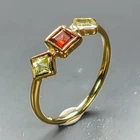 Fine jewelry ring Natural Garnet Ring 925 Sterling Silver Size 7.25 /R473906