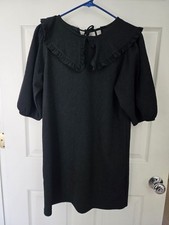 Zara Women's Midi Dress Size Small Black Color