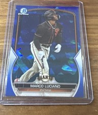 2023 Bowman Chrome Sapphire Edition - Prospects Marco Luciano #BCP-176