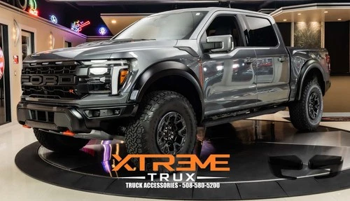 21-26 Ford F150 Custom Painted Mirror Covers Set W/Turn Signal Carbonized Gray