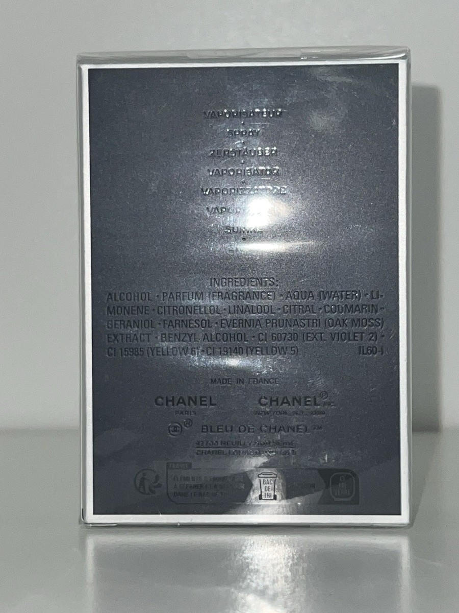 パパ山　BLEU DE CHANEL EDT 50ml Men's Bleu Eau De Toilette 50 ML NEW | eBay