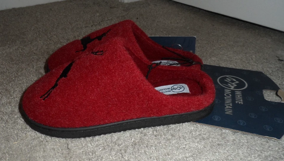 Zapatillas sin cordones Great White Mountain talla S 5 6 rojo ciervo mujer nuevas con etiquetas Foto 4 de 4