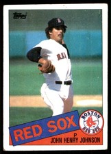 John Henry Johnson 1985 Topps #734 Red Sox MLB READ FREE SHIPPING AutographDen
