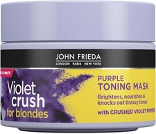 John Frieda Violet Crush Purple Toning Hair Mask for Blonde 250 ml,...
