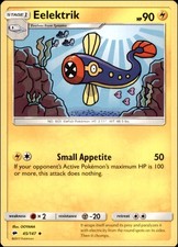 Pokemon - 2X Eelektrik #45/147 - SM - Burning Shadows Uncommon