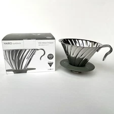 BRAND NEW Hario Outdoor V60 02 Metal Coffee Dripper Stainless Steel - US SELLER