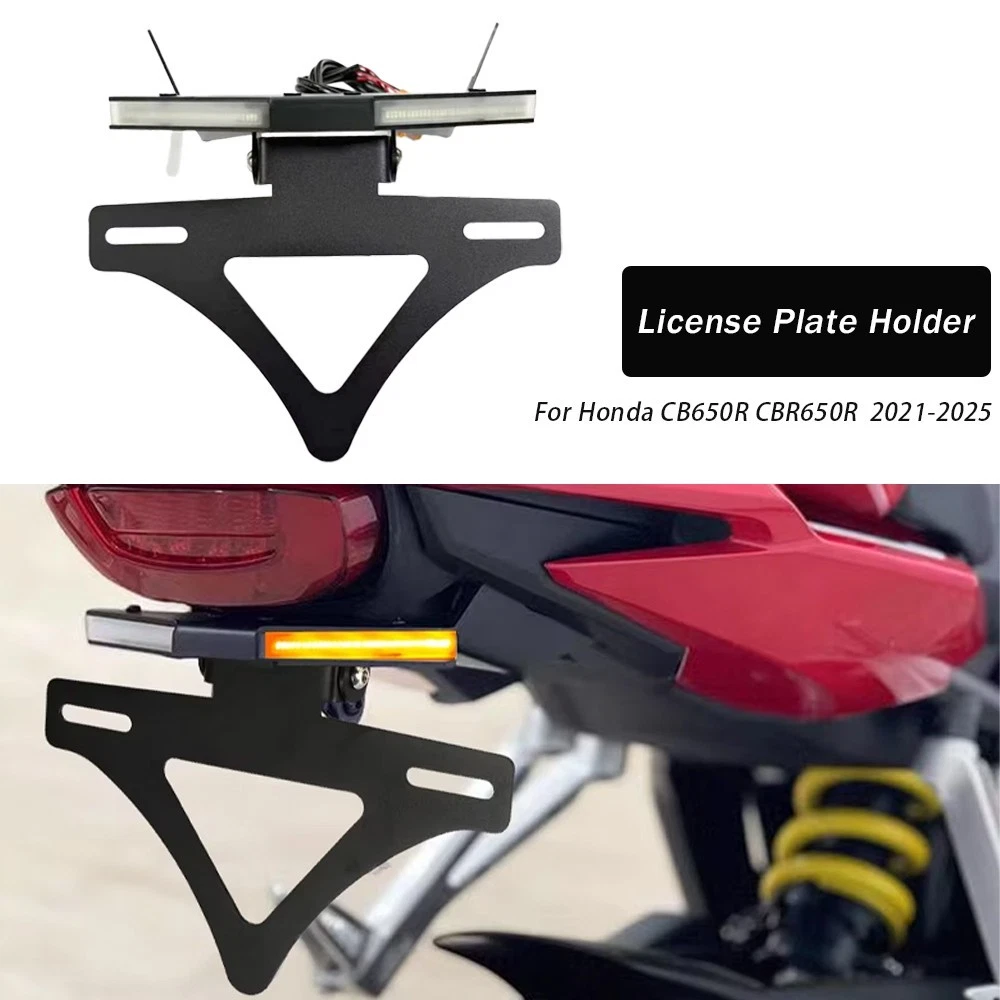 Artudatech Support Plaque Immatriculation Pour Honda CB650R CBR650R 2021-2022