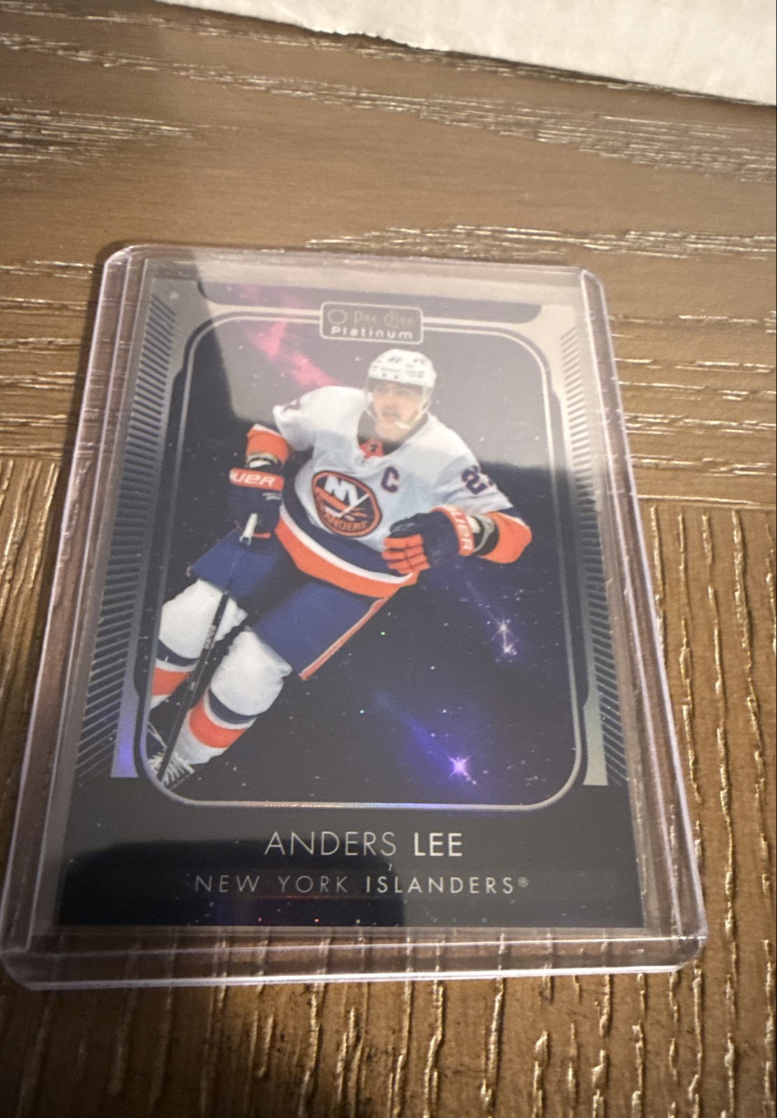 2021-22 O-Pee-Chee Platinum - Anders Lee #70 Cosmic /65
