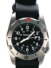 Bertucci A-2TR Field Pro, Black dial - New Blacked Out Nylon Band