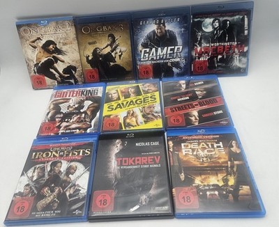 10× Action Filme Blu-Ray Konvolut Gamer, Ongbak 2 3, Tokarev.. Deutsch Top  