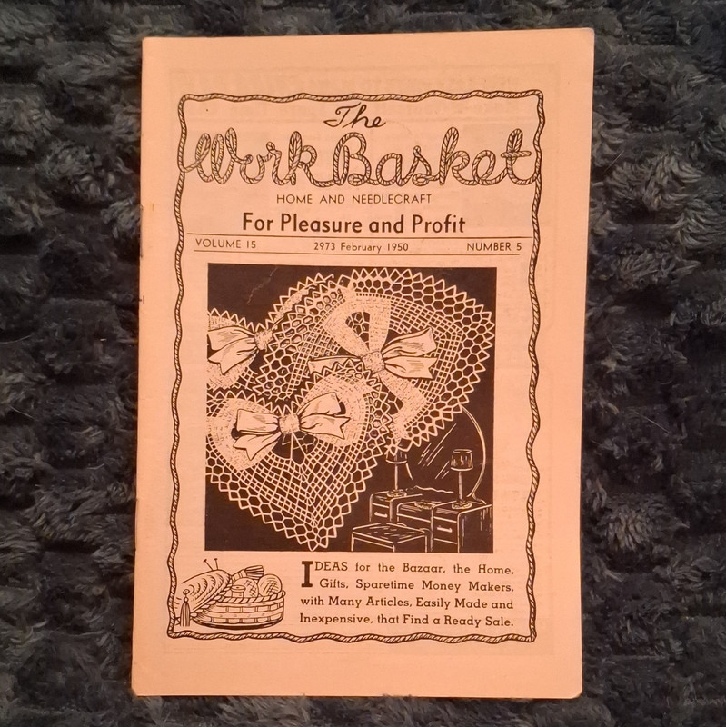 The Workbasket Vol 15-16 1950 Illustrated Needlecraft Feb/Mar/Apr/Aug/Sep