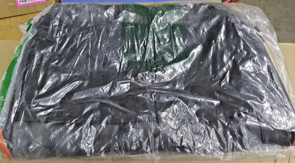 Bolso Mensajero Alchemy Goods Lucio Negro con Borde Mandarina Tubos Internos Reciclados Foto 4 de 4