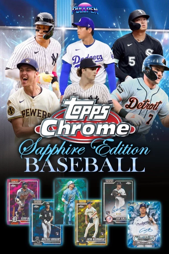 TOPPS CHROME SAPPHIRE BASEBALL AT $1