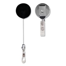 Advantus Premier Heavy-Duty Retractable ID Card Reel 24" 12/Box 75406