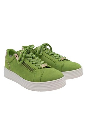 MARCO TOZZI Schnürsneaker Damen Sneaker Gr. DE 38 grün Casual-Look