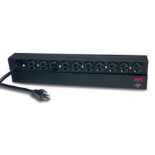 APC/Schneider Electric Rack PDU, Basic, 1U, 20A, 120V 10 5-20; AP9563