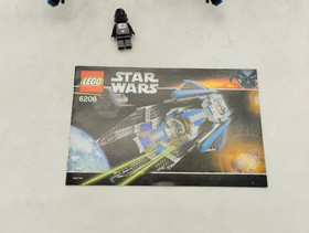 LEGO 6206 TIE Interceptor Star Wars Vintage Retro Instructions 2006 Figures