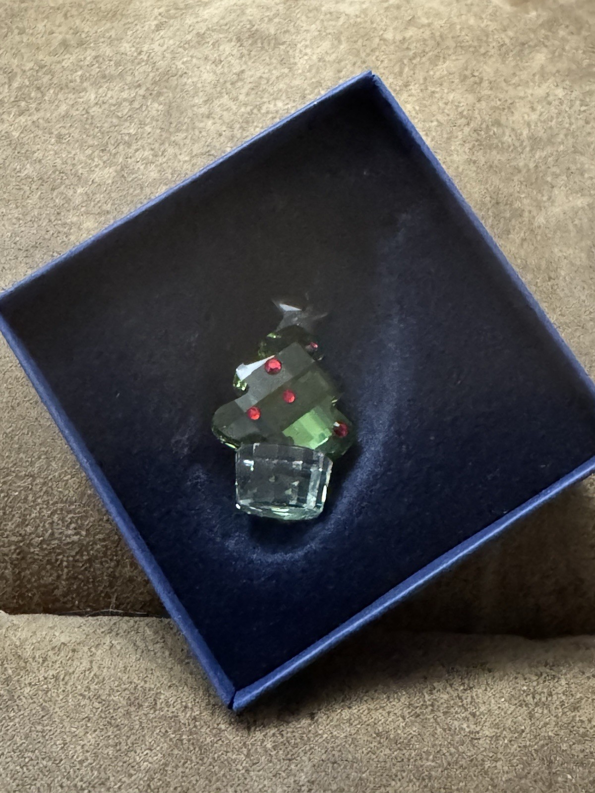 Swarovski Crystal Christmas Felix The Tree Small #665024 W/ Box