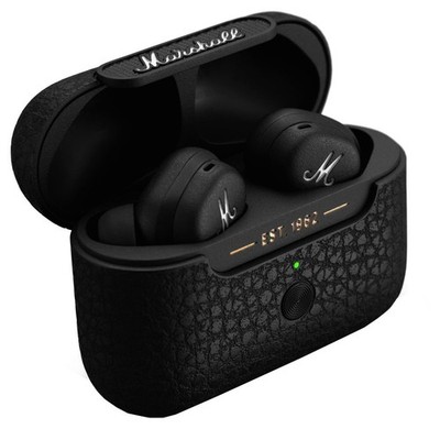 Marshall True Wireless Kopfhörer Motiv ANC Ohrhörer Touch Controls schwarz
