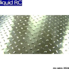 Hot Racing Acc1808dp 110 Scale 0.2mm Aluminum Silver Diamond Plate 2