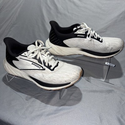 Brooks Anthem 7 Sneaker Men's Size 8.5B 8.5 B White Black Running Shoes