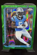Rico Dowdle Green /99 - 2025 Topps Chrome #43