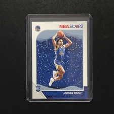 Jordan Poole 2019-20 Hoops Winter #223 Rookie Golden State Warriors