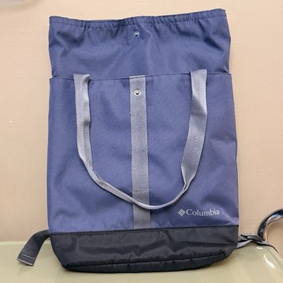 Columbia Navy Urban Lifestyle Backpack Convertible Tote w Shoulder Straps
